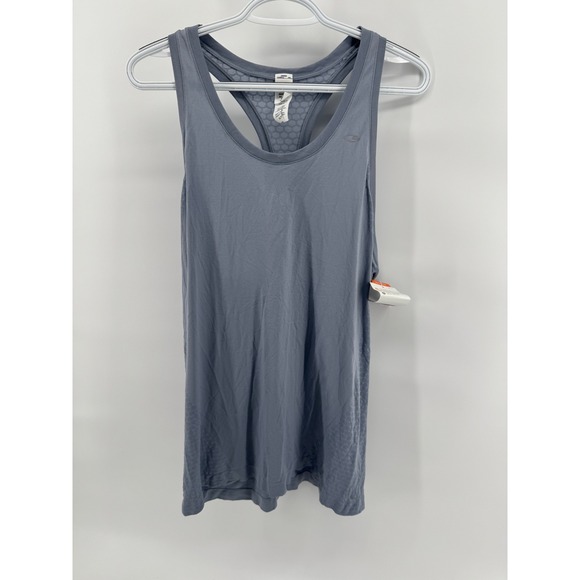 Champion Womens XL Duo Dry Racerback Tank Top Semi Fitted Quartz Gray New - Picture 1 of 7